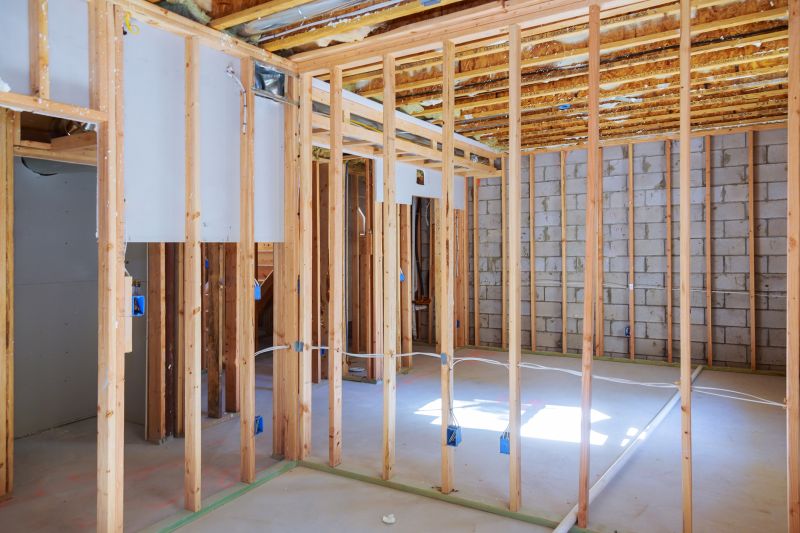 Basement Wall Framing in Wilmington, NC