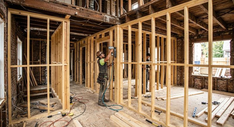 Bedroom Framing in Conroe, TX