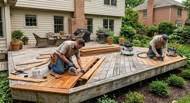 Cedar Deck Repair in Redmond, WA