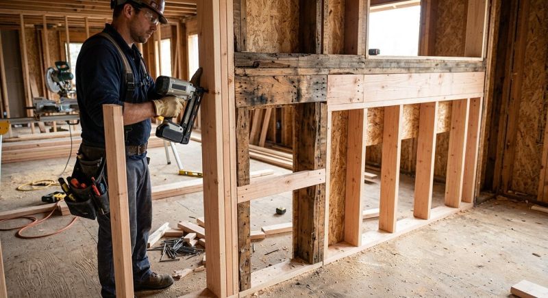 Framing Repair in Kansas City, KS