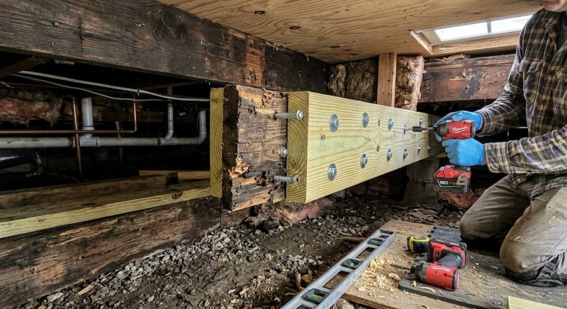 Garage Beam Repair in Kansas City, KS