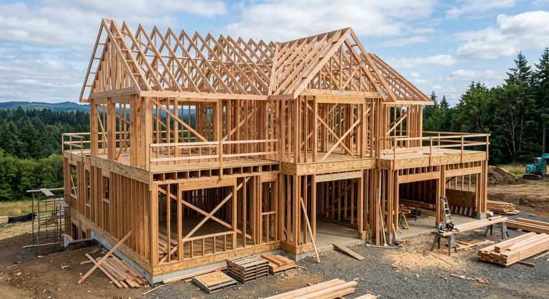 House Addition Framing in Conroe, TX