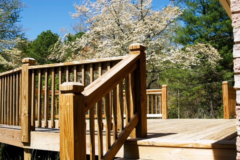 Pine Deck Installation in Worcester, MA
