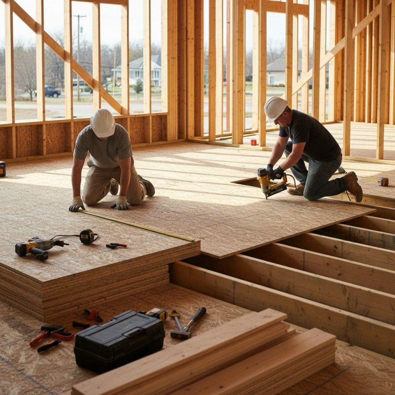 Plywood Flooring Installation in Kansas City, KS