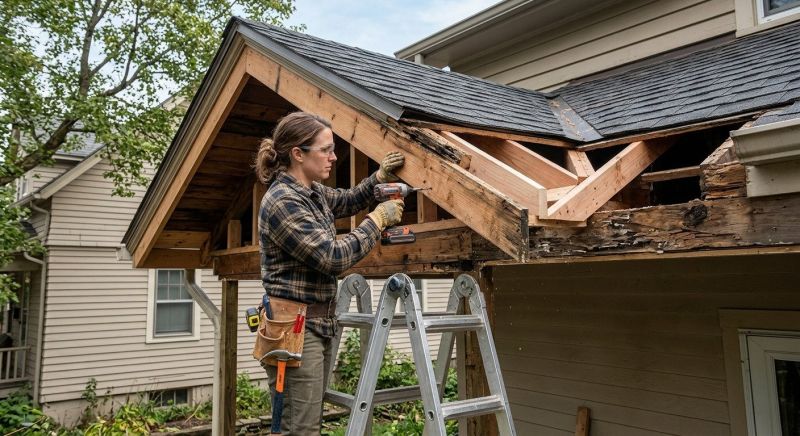 Roof Framing Repair in Kansas City, KS