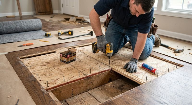 Subfloor Repair in Wilmington, NC