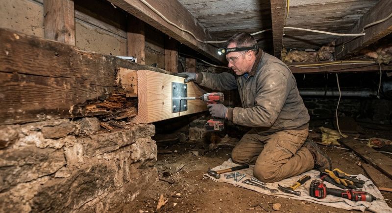 Support Column Repair in Wilmington, NC