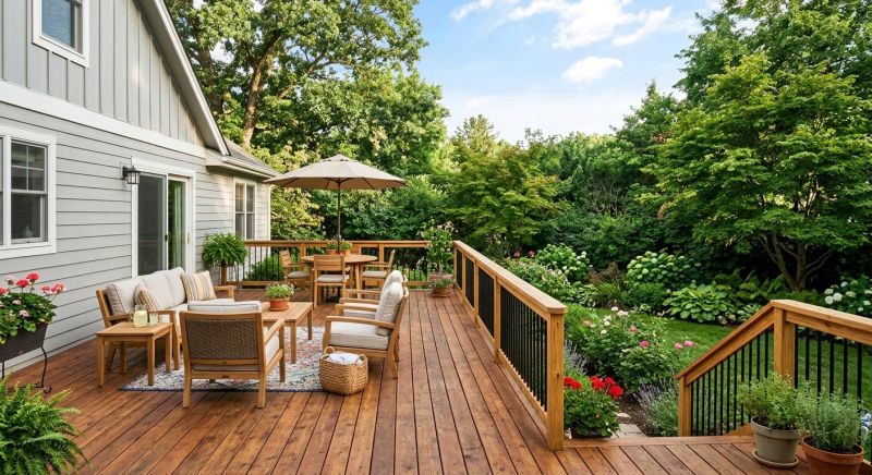 Wooden Patio Installation in Fairfield County, CT